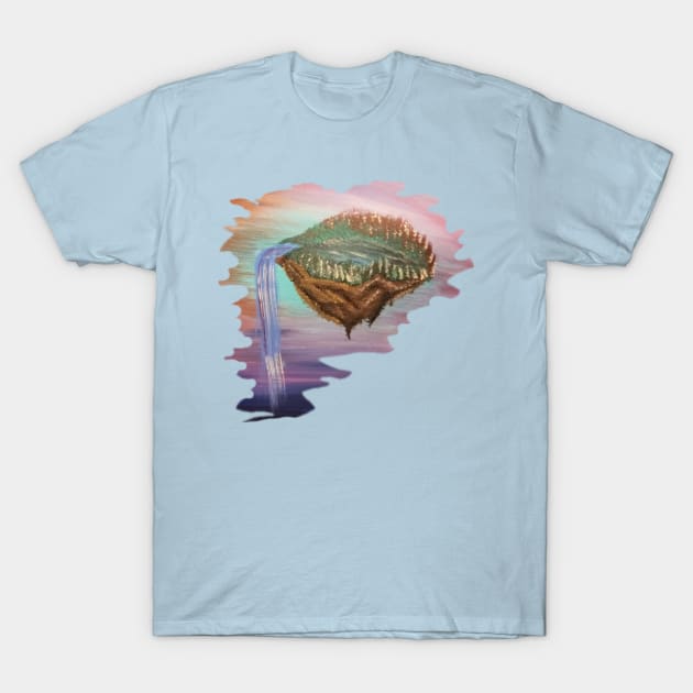 Floating island by BrokenTrophies T-Shirt by BrokenTrophies